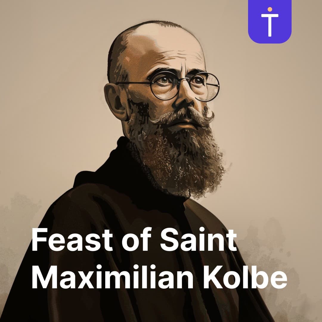 Cover image of Feast of Saint Maximilian Kolbe podcast