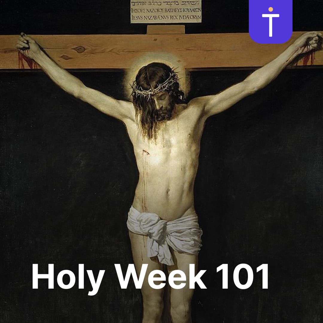 Cover image of Holy Week 101 podcast