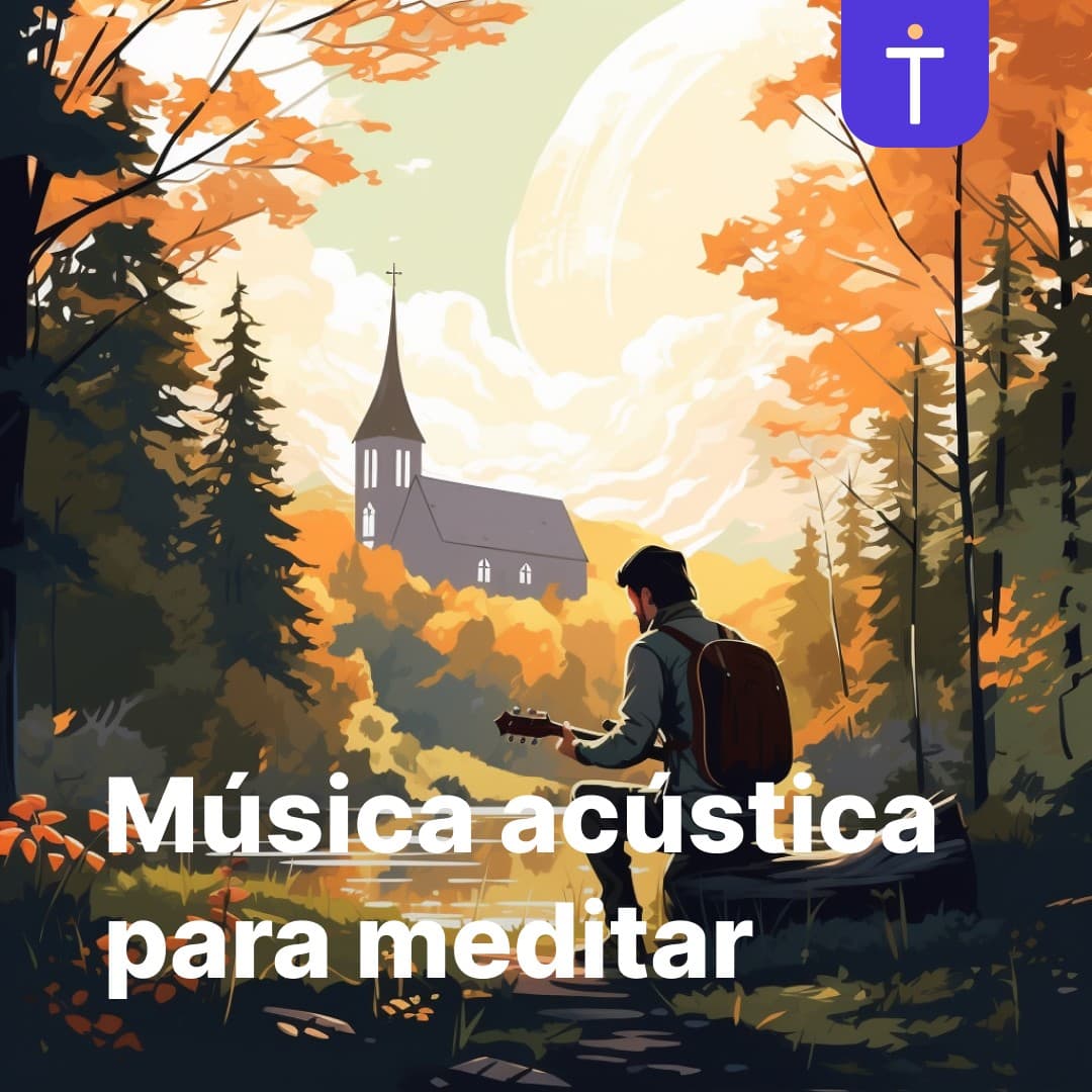 Cover image of Música acústica para meditar podcast