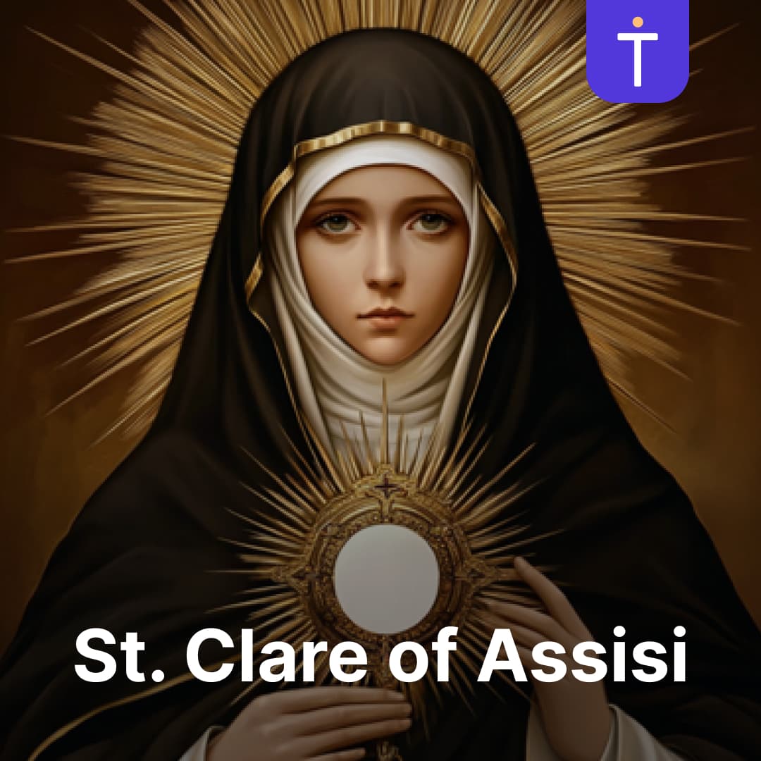 Cover image of Novena St. Clare of Assisi podcast
