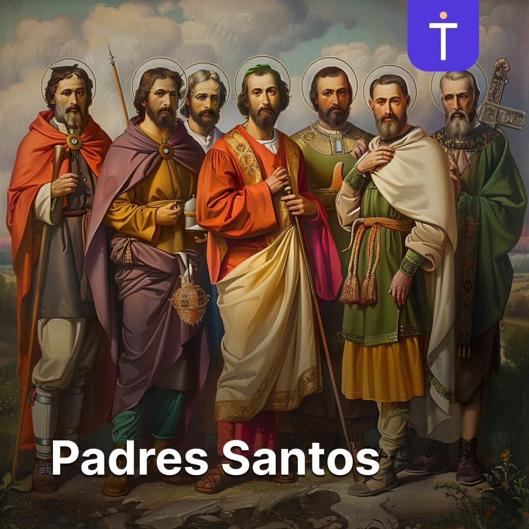Cover image of Padres Santos podcast