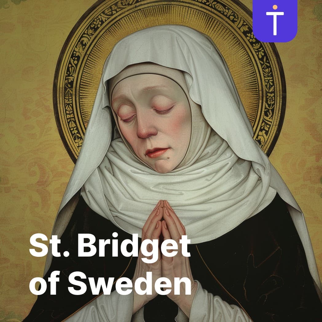 Cover image of St. Bridget of Sweden