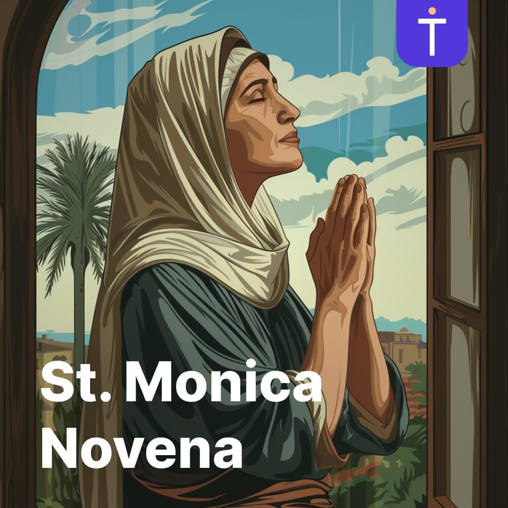Cover image of St. Monica Novena podcast