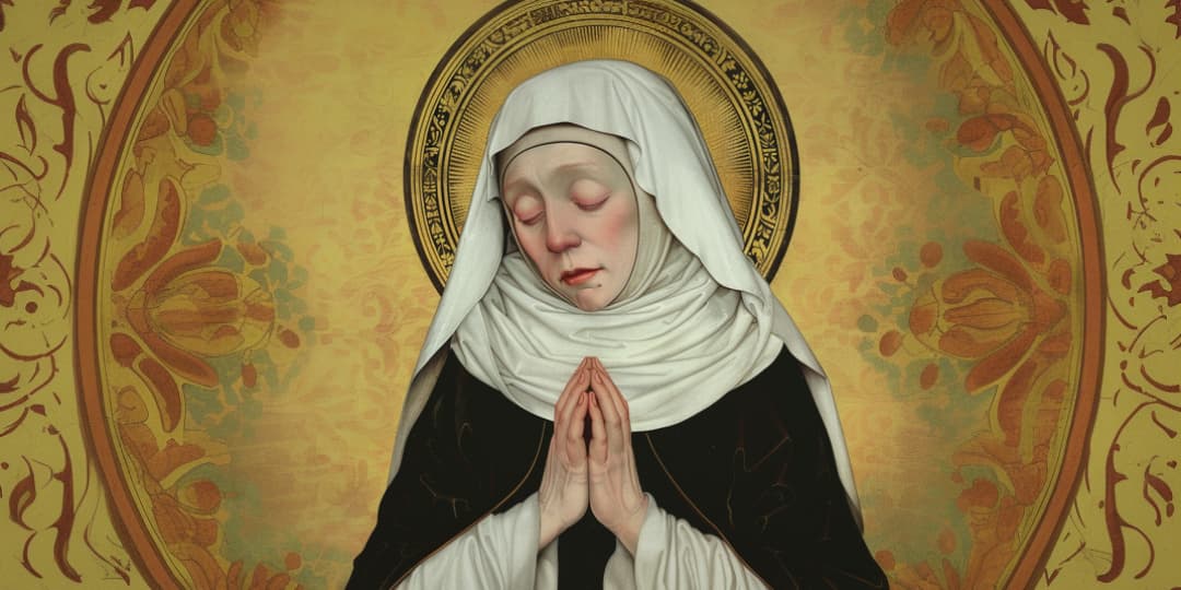 Cover image of St. Bridget of Sweden