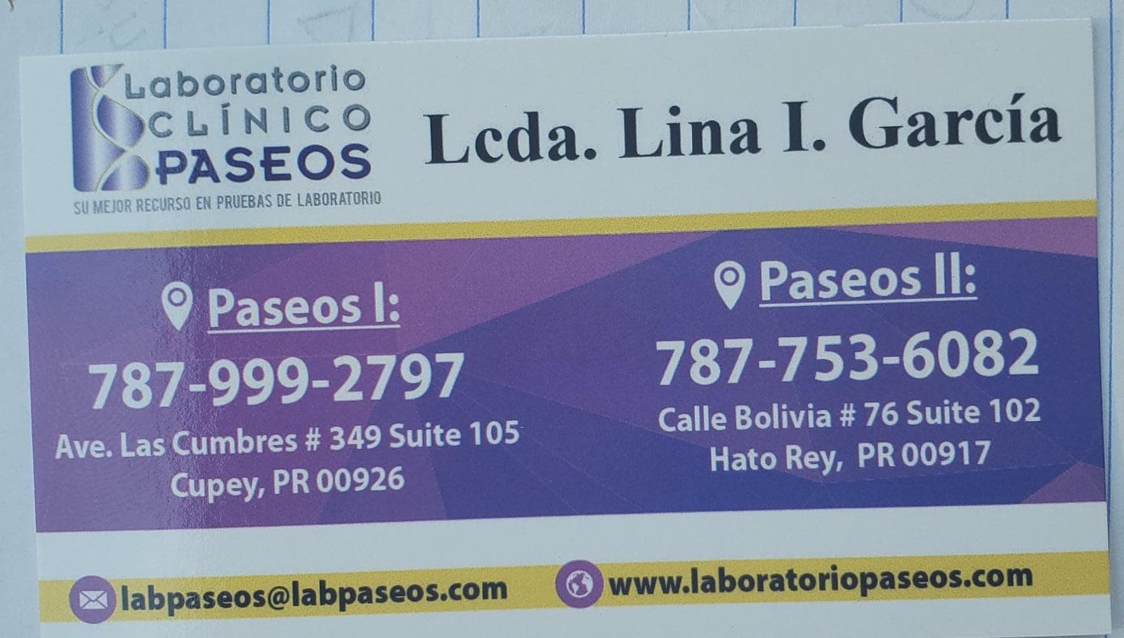 Cover image of Lina  Garcia company