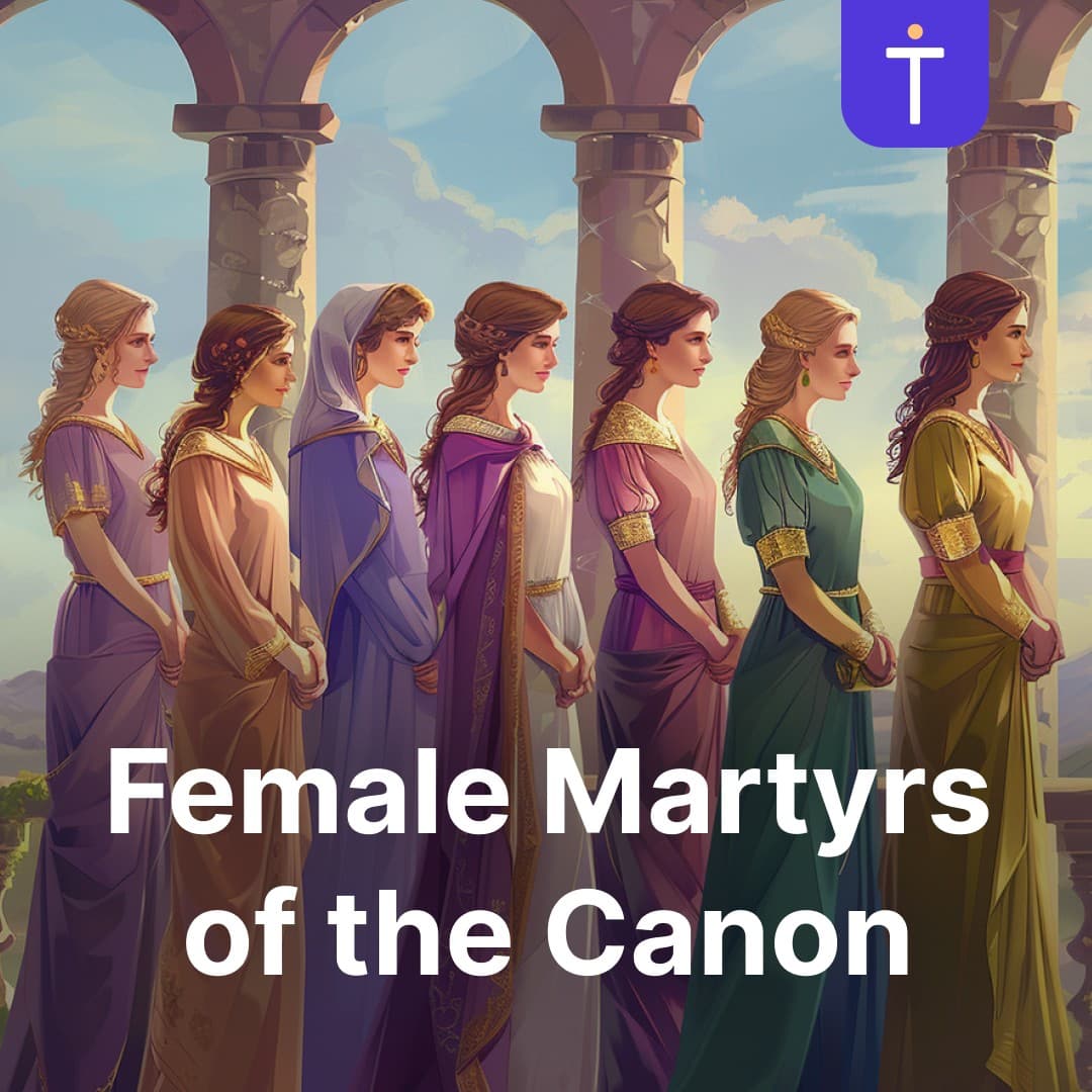 Cover image of Female Martyrs of the Canon podcast