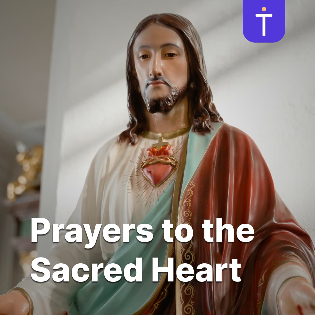 Cover image of Prayers to the Sacred Heart podcast